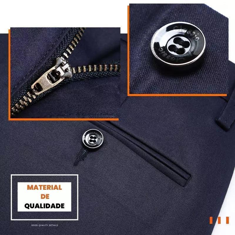 COMPRE 1 E LEVE 2 | Calça Social Clássica Alfaiataria Gentleman 2024 - Loja Arantes