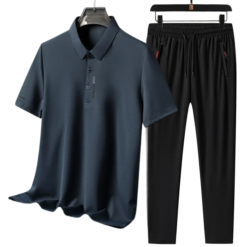 Pague 1 Leve 2 | Kit Urban Camisa Polo + Calça Social | frete Grátis