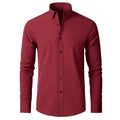 Camisa Elastech Social Anti Amassados + Brinde Relogio Social