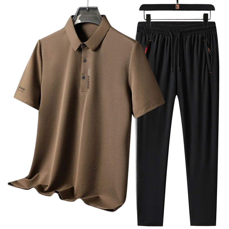 Pague 1 Leve 2 | Kit Urban Camisa Polo + Calça Social | frete Grátis