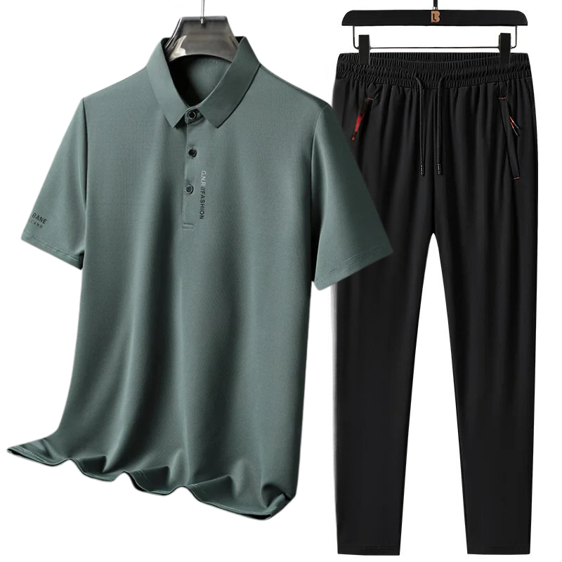 Pague 1 Leve 2 | Kit Urban Camisa Polo + Calça Social | frete Grátis