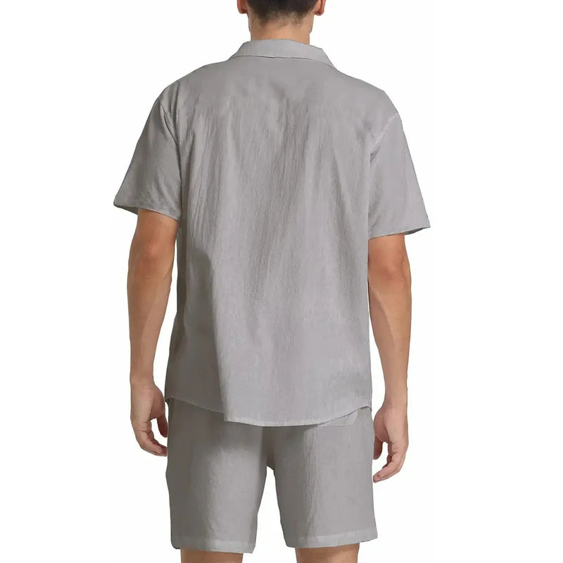 Kit Hawai Short e Camisa de Linho (Promoção Verão 2025)