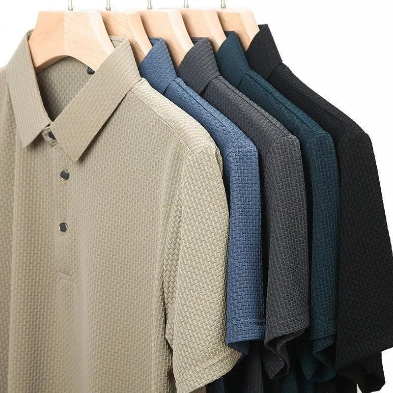 Camisa Polo Seda Gelo Elegante [ Não Amassa] + Relogio de Brinde - Loja Arantes