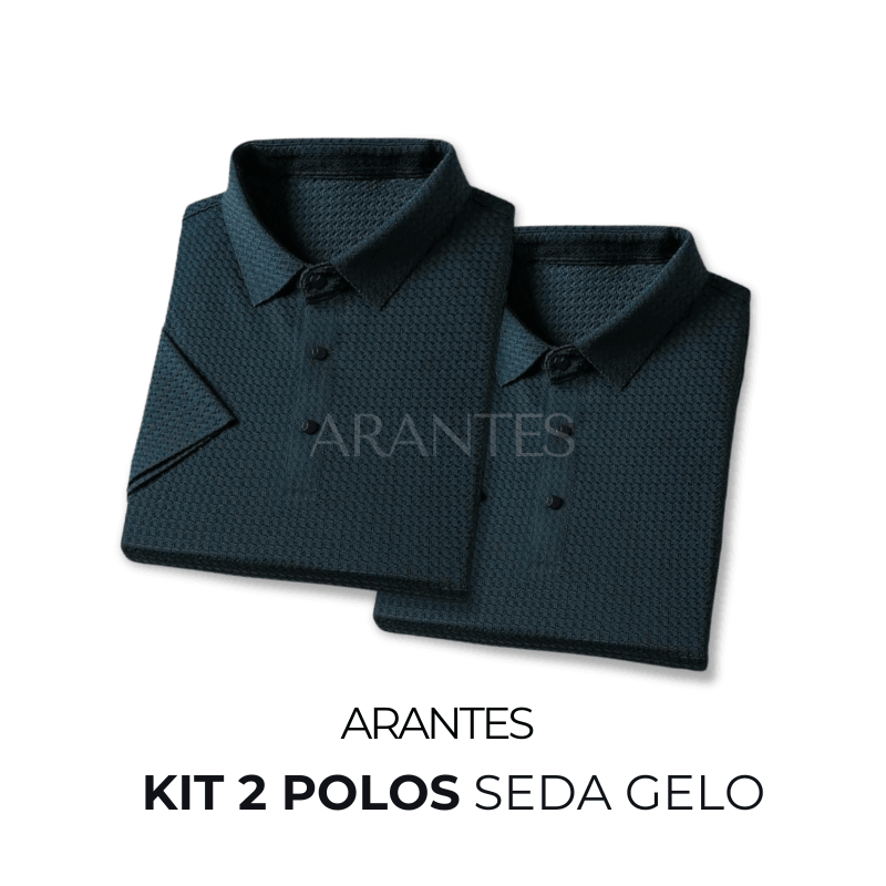 Camisa Polo Seda Gelo Elegante [ Não Amassa] + Relogio de Brinde - Loja Arantes