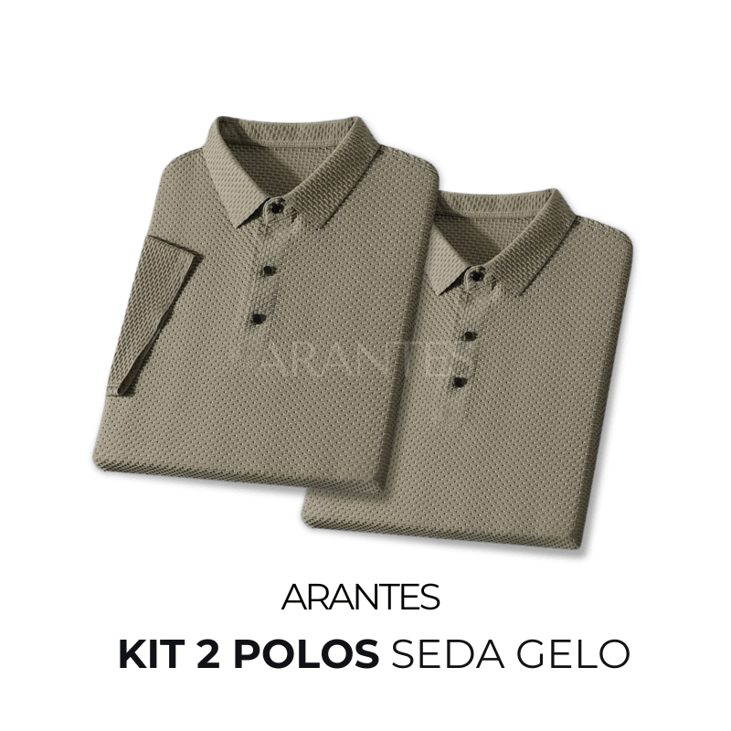 Camisa Polo Seda Gelo Elegante [ Não Amassa] + Relogio de Brinde - Loja Arantes