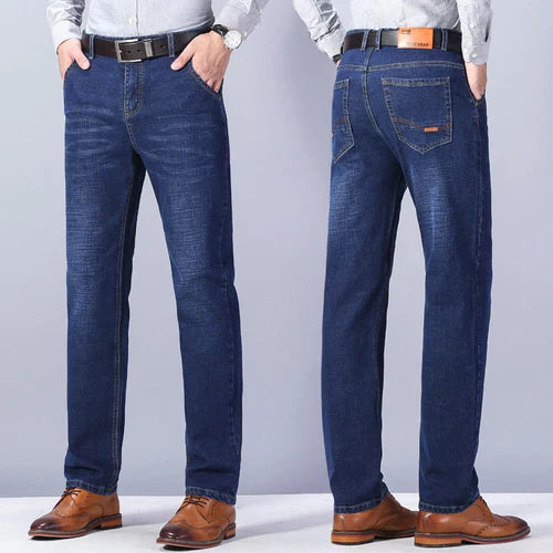 Pague 1 Leve 2 | Calça Jeans® Comfort Flex + Brinde Cinto Masculino - Loja Arantes