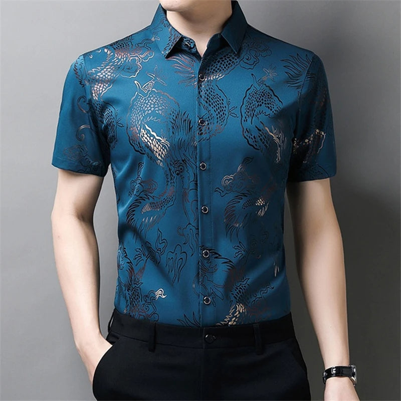 Camisa Social Masculina Royal Dragon