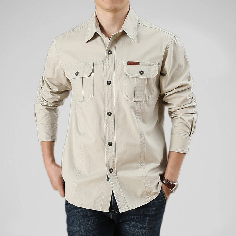 Camisa Cargo Militar Manga Longa Elite Tática