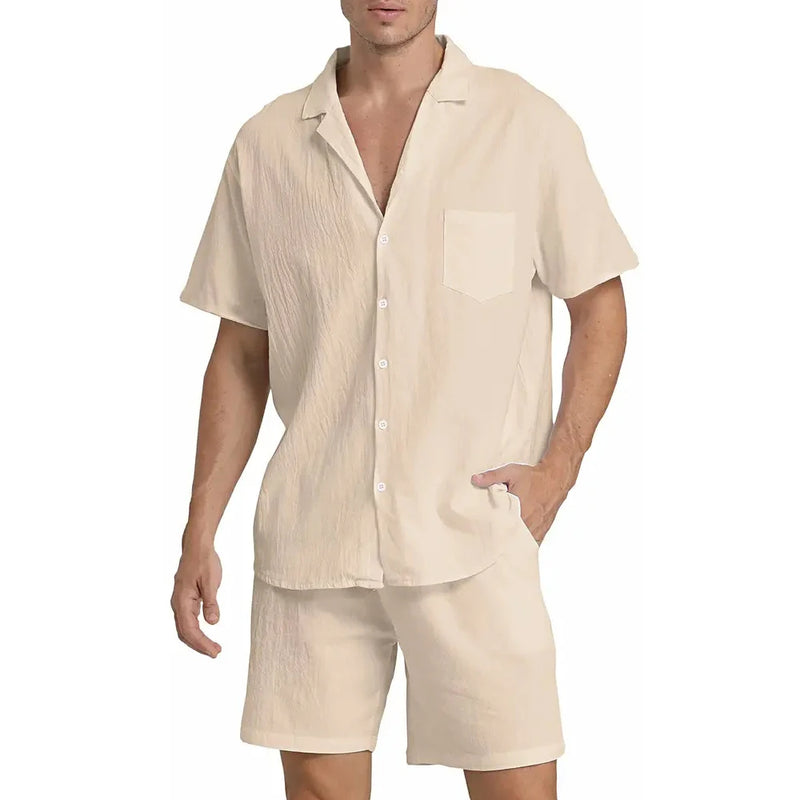 Kit Hawai Short e Camisa de Linho (Promoção Verão 2025)