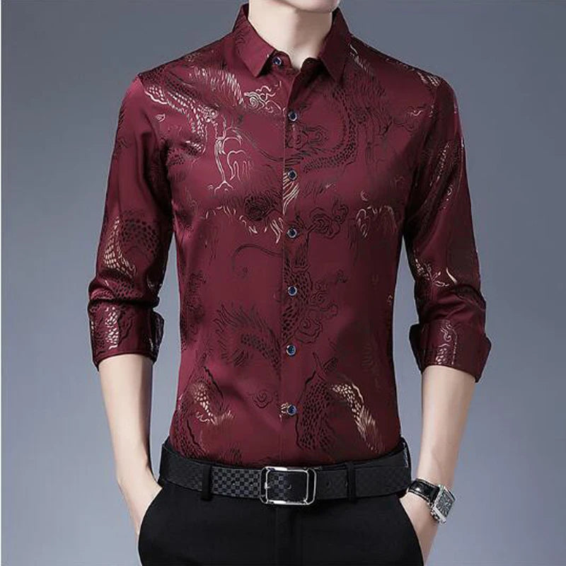 Camisa Social Masculina Royal Dragon