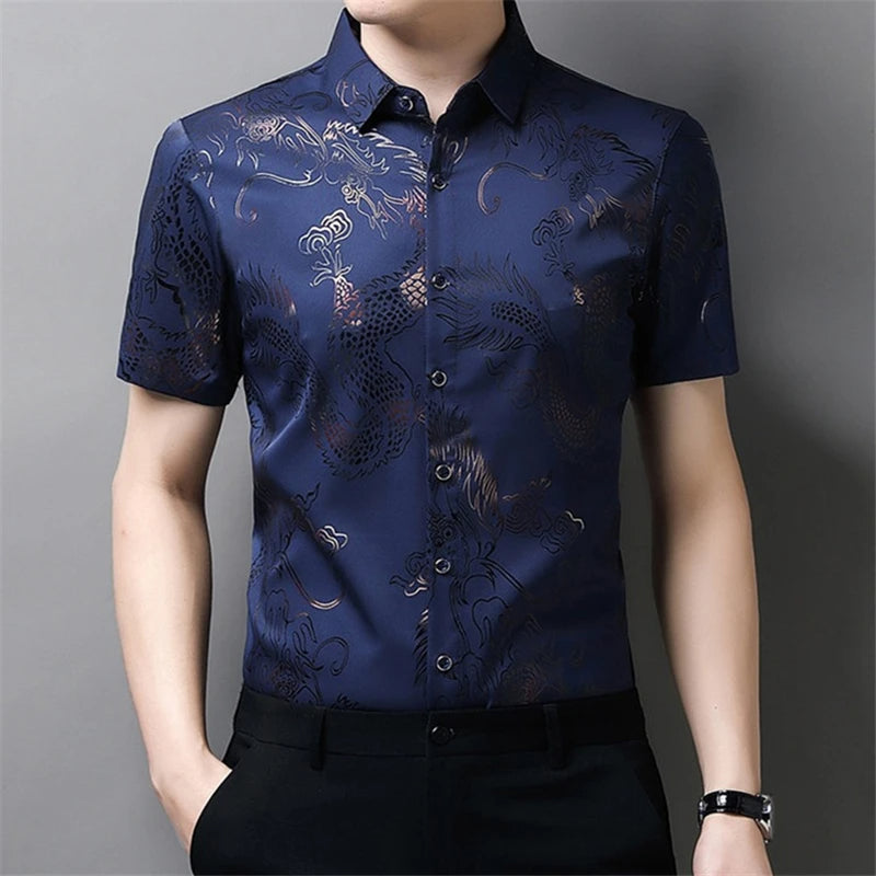 Camisa Social Masculina Royal Dragon