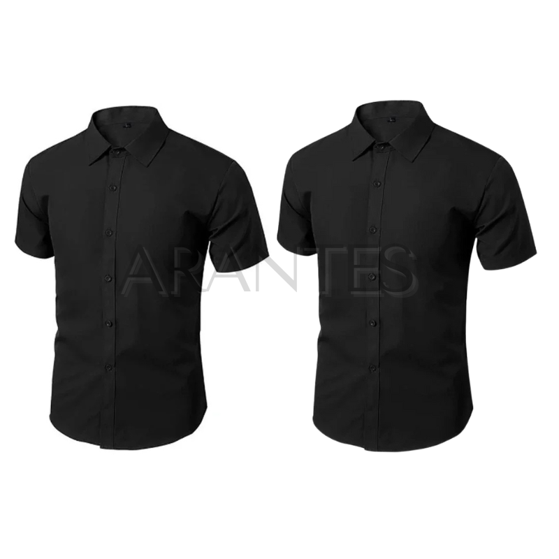 Compre 1 Leve 2 | Camisa Ultra Tech Social™ manga curta - anti amassado