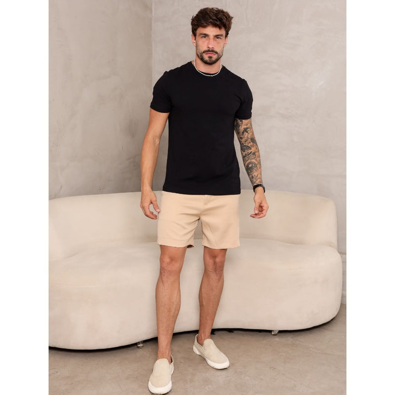 Short Masculino Sarja Casual