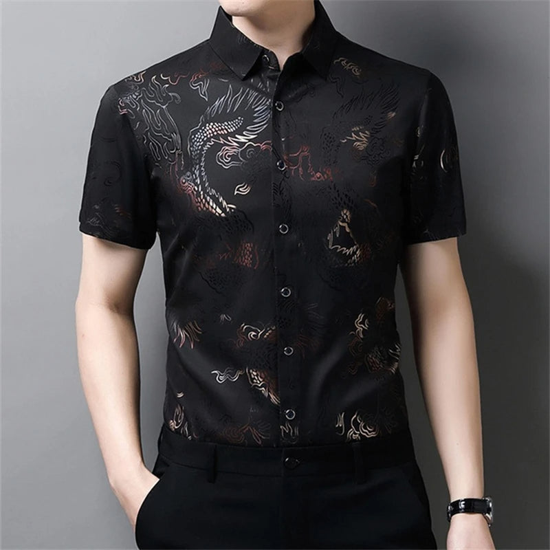 Camisa Social Masculina Royal Dragon