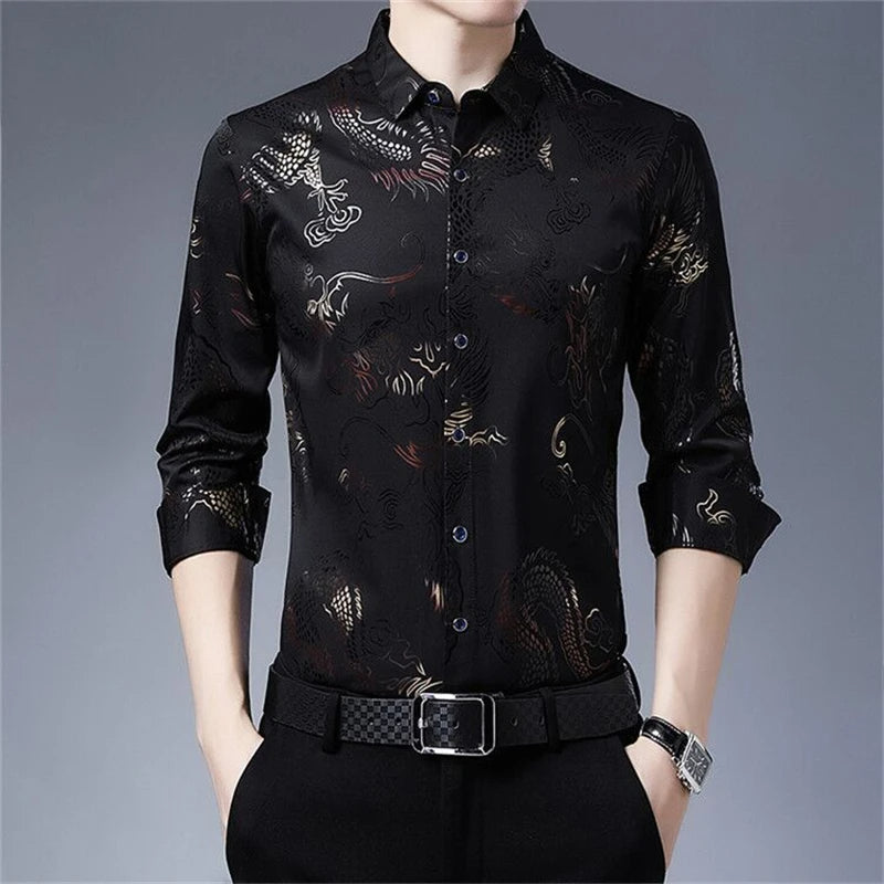 Camisa Social Masculina Royal Dragon