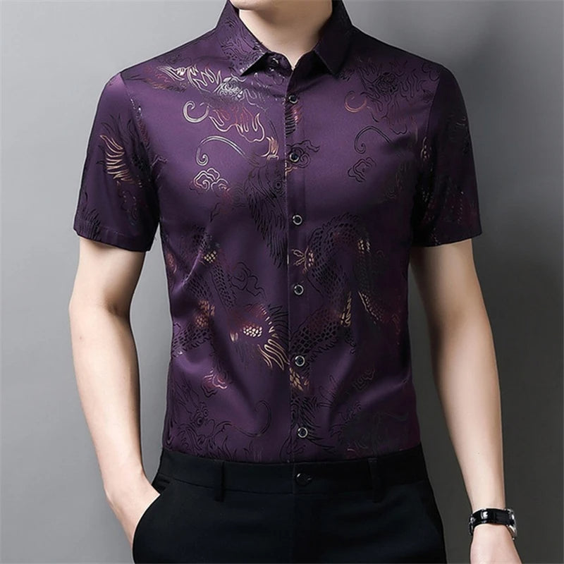 Camisa Social Masculina Royal Dragon