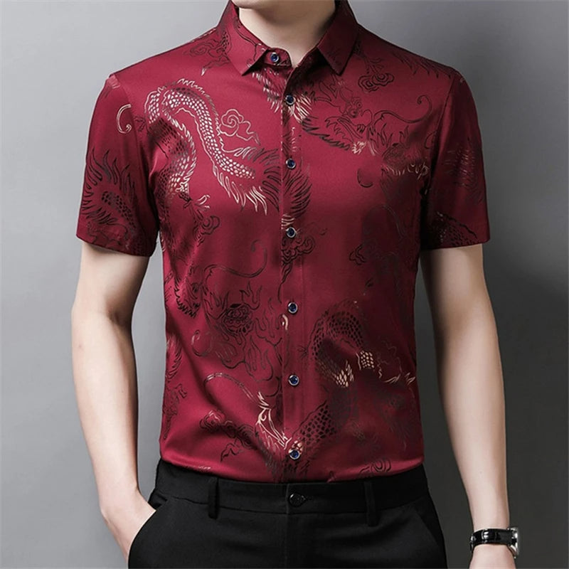 Camisa Social Masculina Royal Dragon