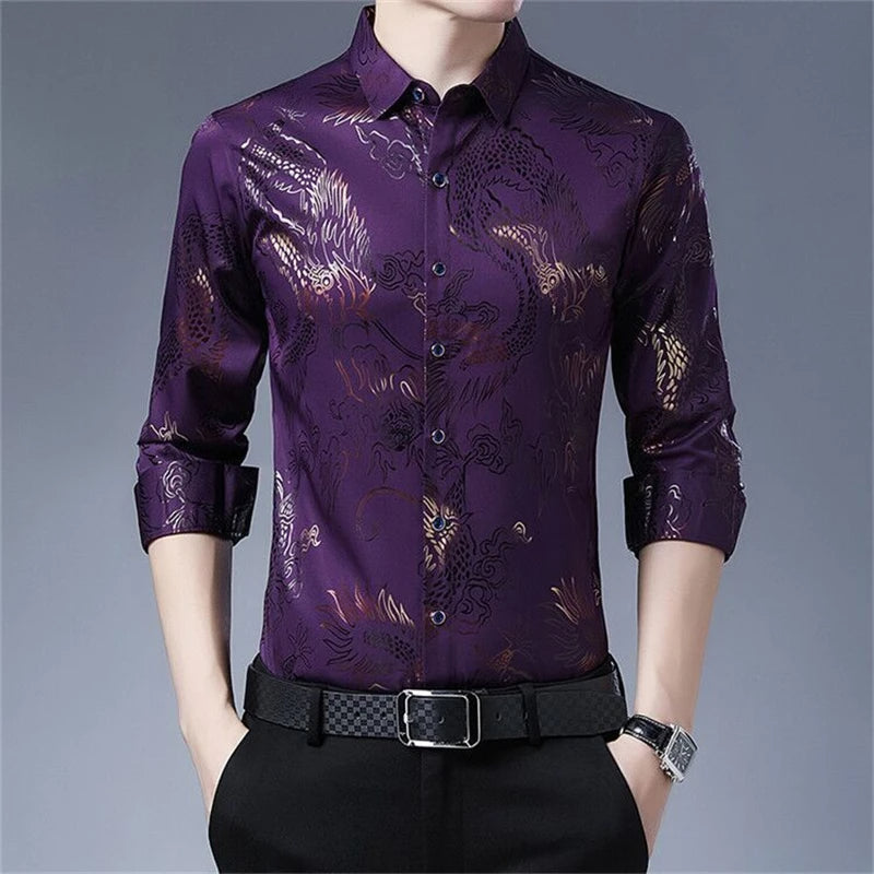 Camisa Social Masculina Royal Dragon